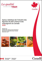 Aperçu statistique de l'industrie des légumes de plein champ et des champignons du Canada