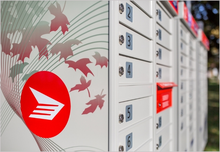 Boites postales de Postes Canada