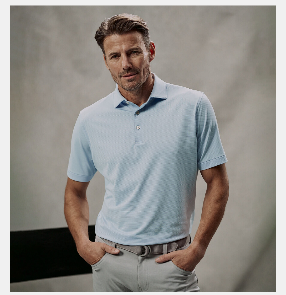In both smooth jersey and textured mesh