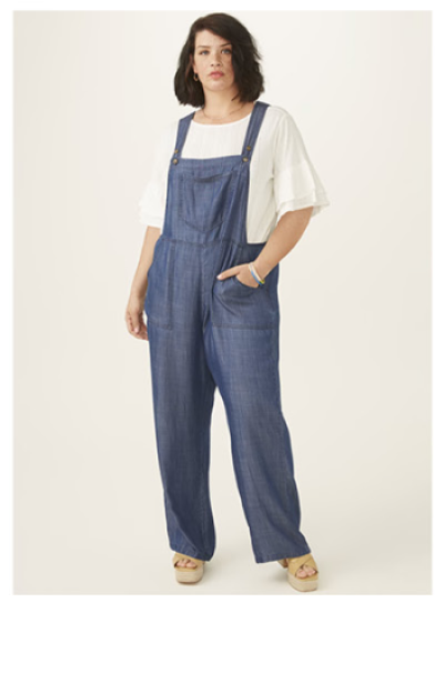 Renee Denim Overalls