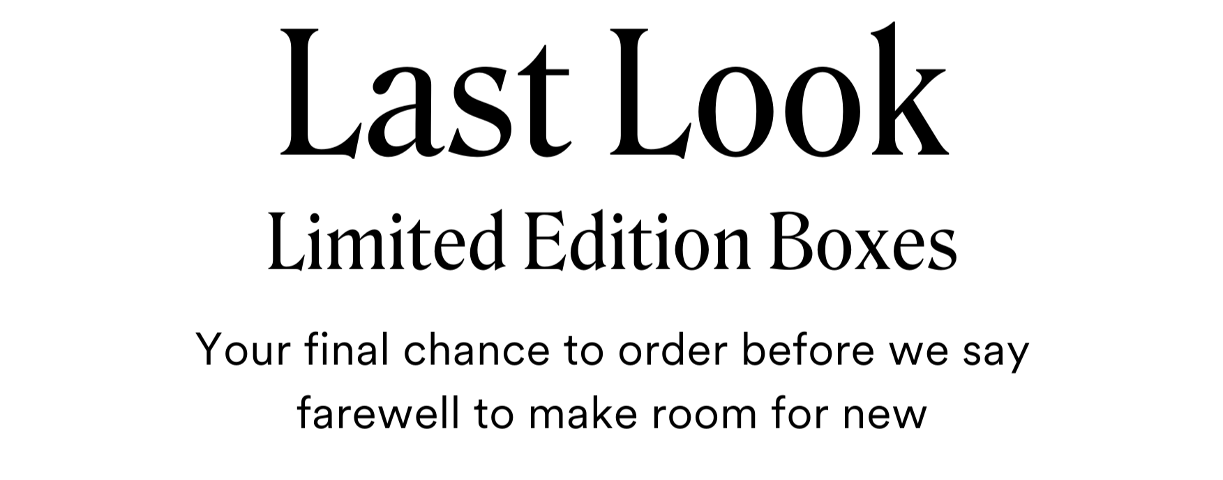 shop all seasonal boxes