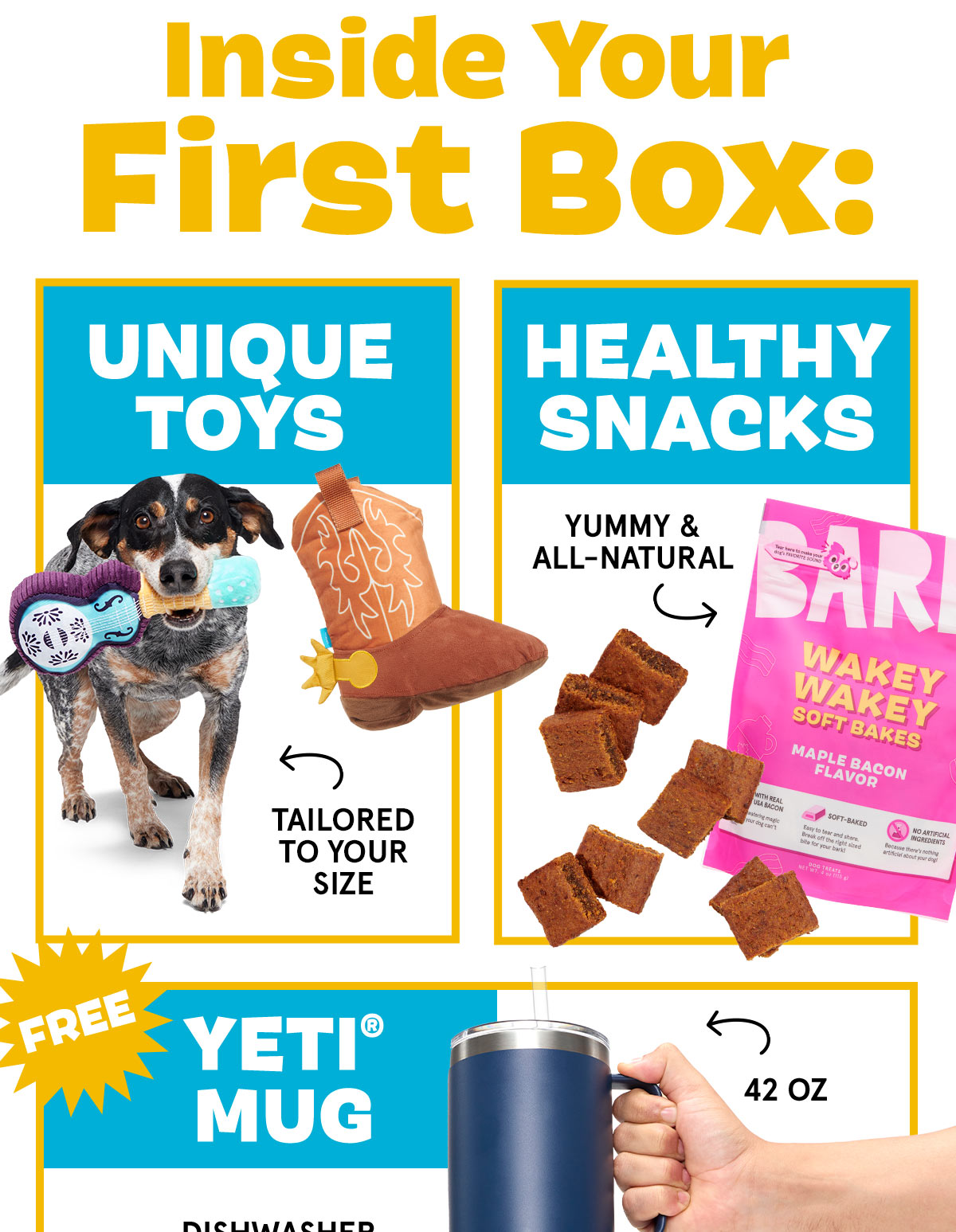 Inside your first box