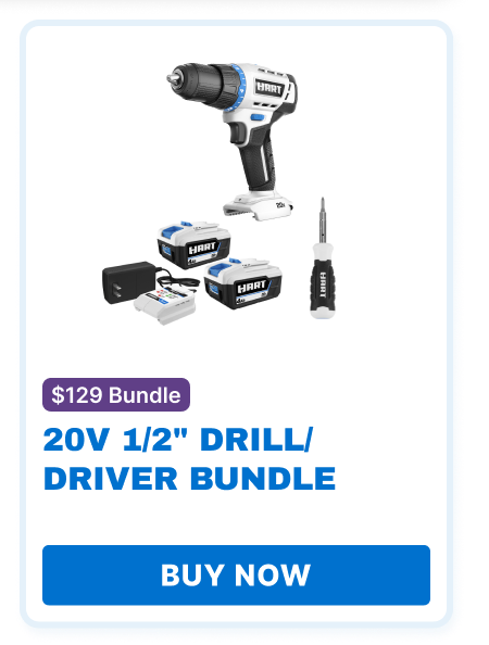 20V 1/2'' Drill/Driver Bundle. Buy now!