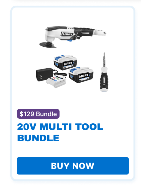 20V Multi-Tool Bundle. Buy now!