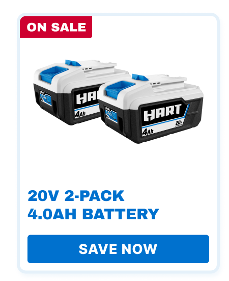 20V 2-pack 4.0ah Battery - On Sale - Save Now