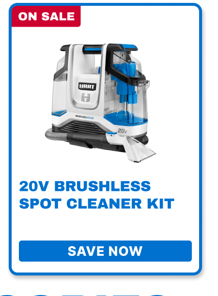 20V Brushless Spot Cleaner Kit - SAVE NOW ->