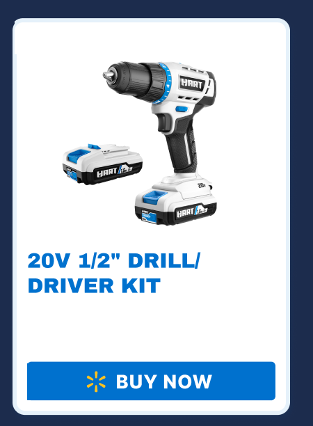  20V 1/2'' Drill/Driver Kit - BUY NOW