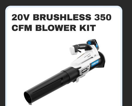 20V Brushless 350 CFM Blower Kit