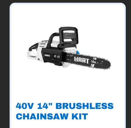 40V 14'' Brushless Chainsaw Kit