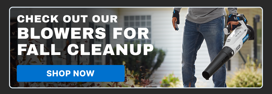 Check out our blowers for fall cleanup. Shop now.