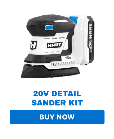 20V Detail Sander Kit. Buy Now.