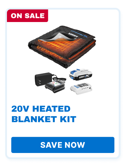 On Sale. 20V Heated Blanket Kit. Save Now.