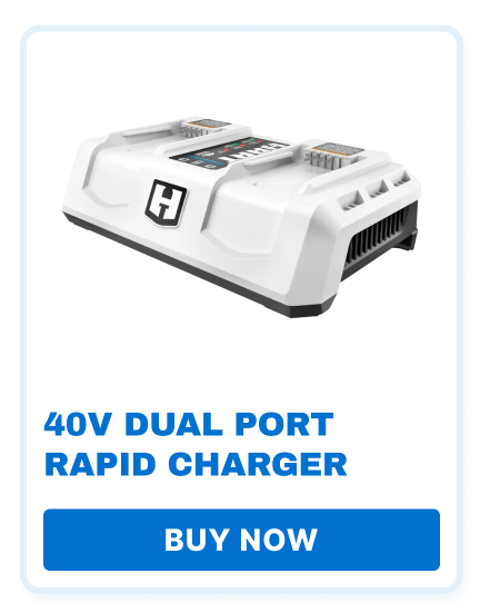 40V Dual Port Rapid Charger - Buy Now