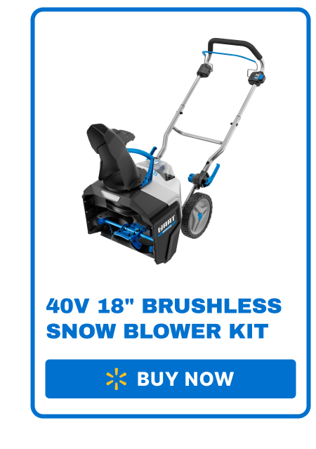 40V 18'' Brushless Snow Blower Kit - BUY NOW