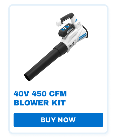 40V 450 CFM Blower Kit. Buy Now!