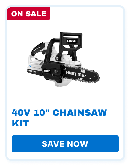 ON SALE - 40V 10'' Chainsaw Kit. Save Now!