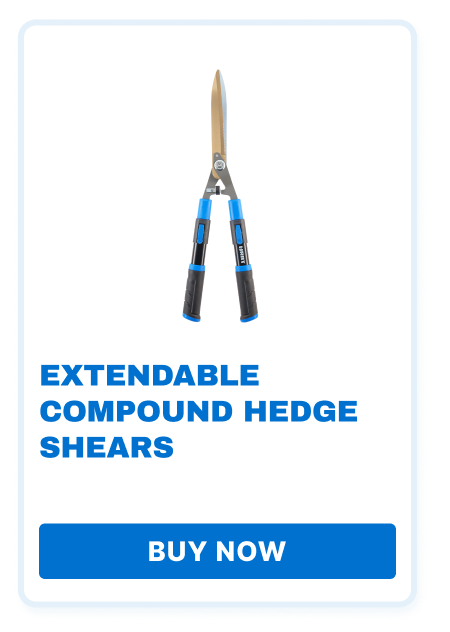 Extendable Compound Hedge Shears. Buy Now!