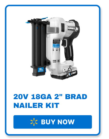 20V 18GA 2'' Brad Nailer Kit - BUY NOW ->