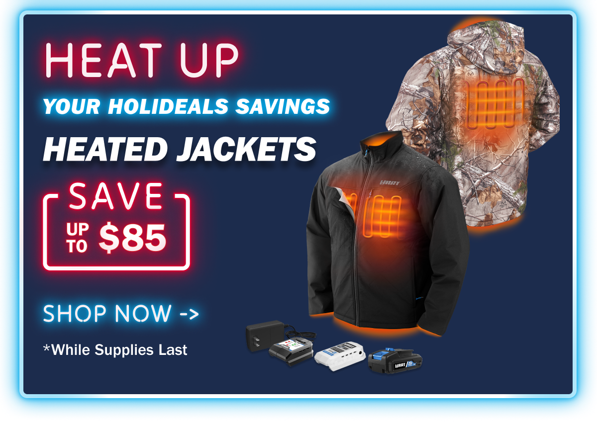 HEAT UP your Holideals Savings | Heated jackets | Save up to 485 | Shop Now ->