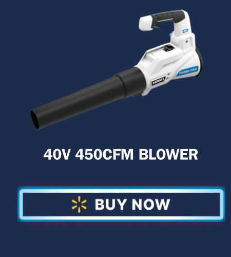 40V 450 CFM Blower. save now at walmart.