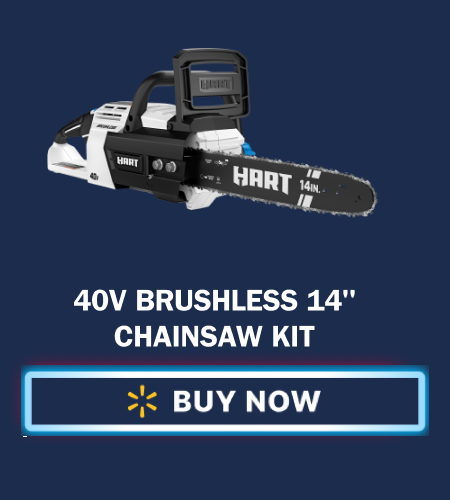 40V brushless 14'' chainsaw kit. save now at walmart.