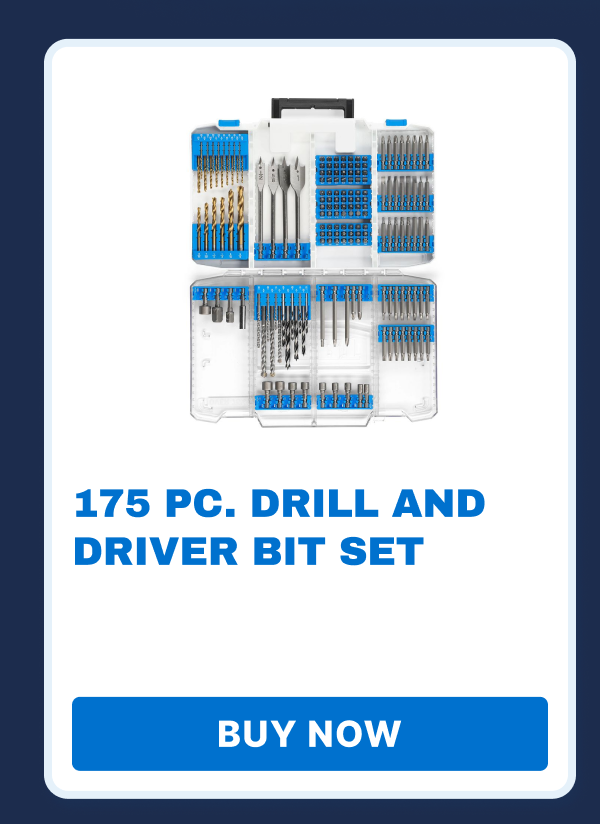 175 PC. Brill and Friver Bit Set - Buy Now