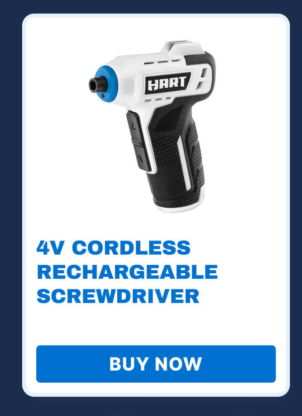 4V Cordless Rechargeable Screwdriver - BUY NOW