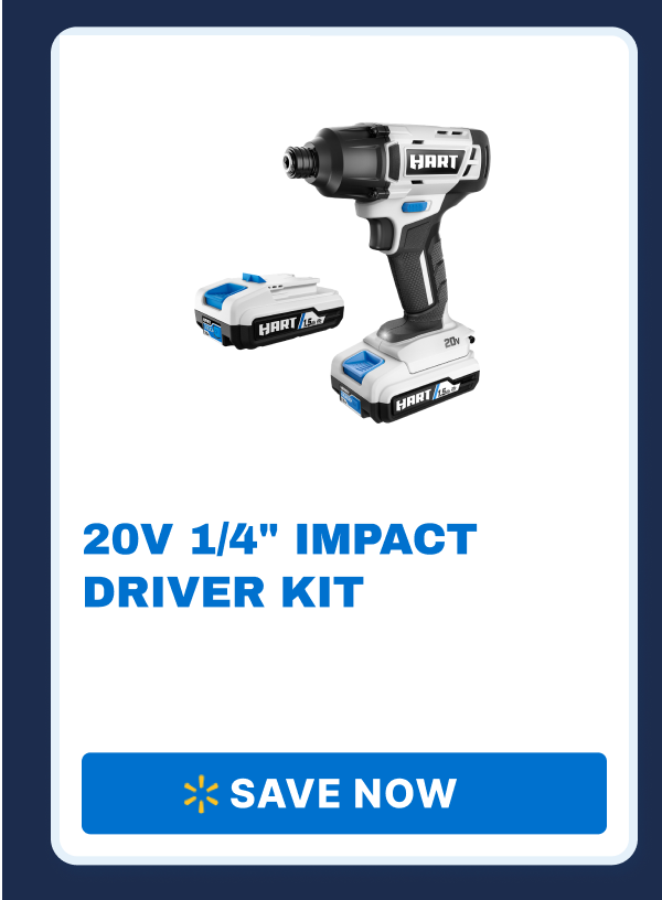 ON SALE - 20V 1/4'' Impact Driver Kit - SAVE NOW