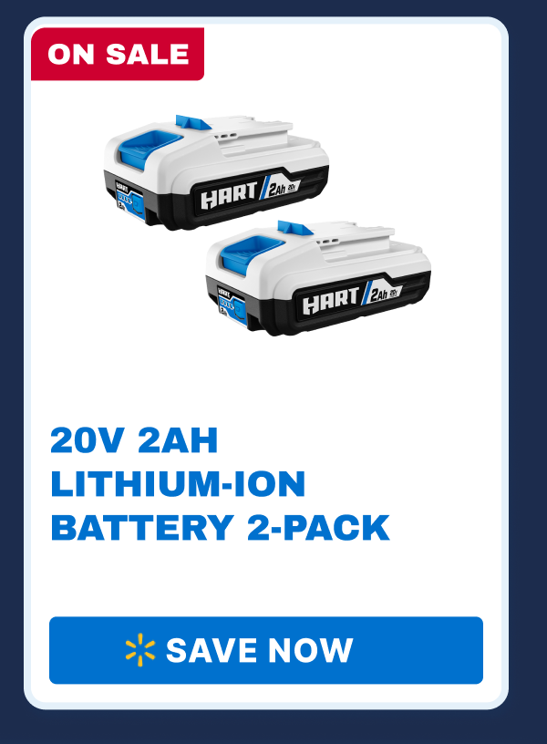 20V AH Lithium-Ion Battery 2-Pack - SAVE NOW