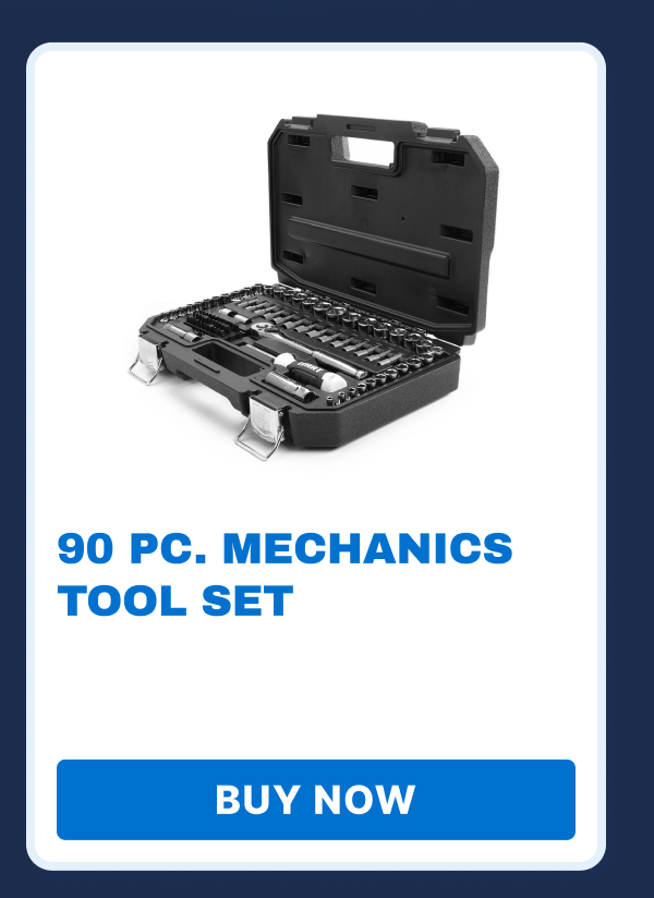 90 PC. Mechanics Tool Set - BUY NOW