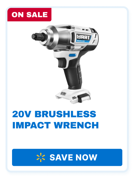 ON SALE - 20V Brushless Impact Wrench > SAVE NOW