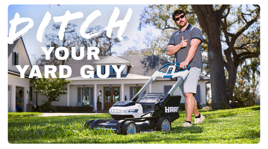 Ditch your yard guy