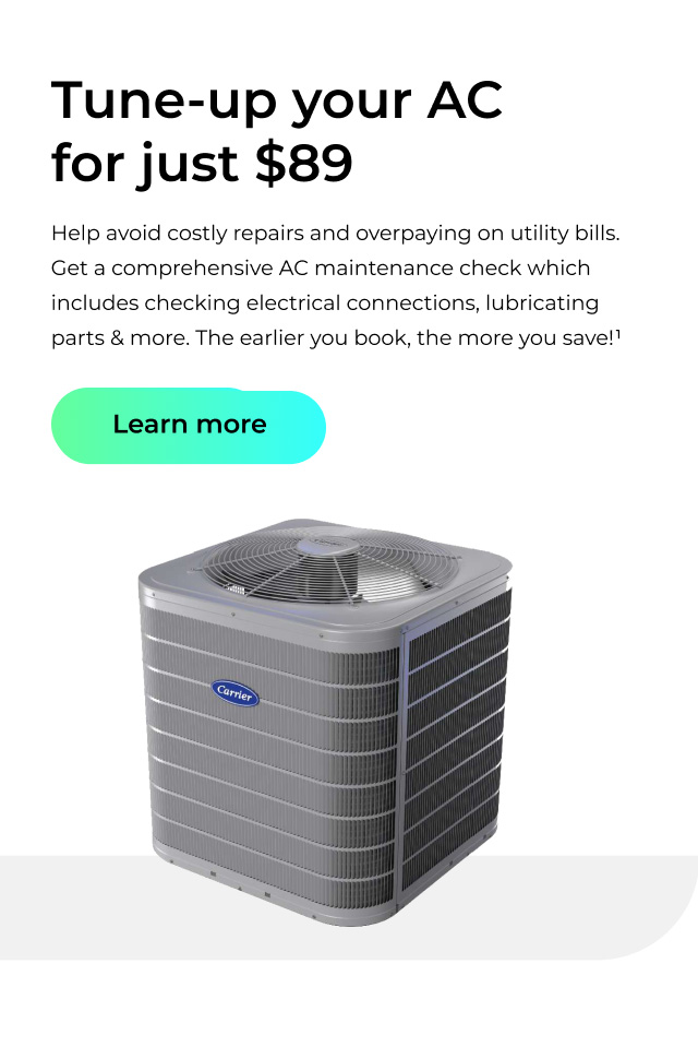 Tune-up your AC for just $89