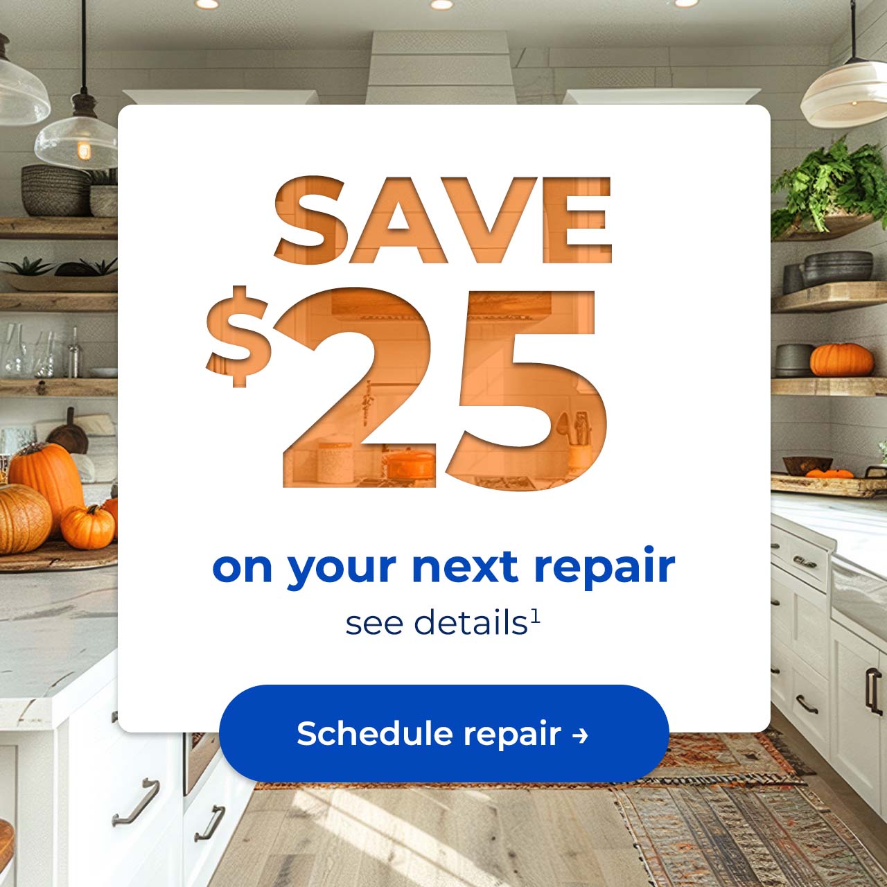 Save $25 on your next repair, see details. Button: Schedule repair