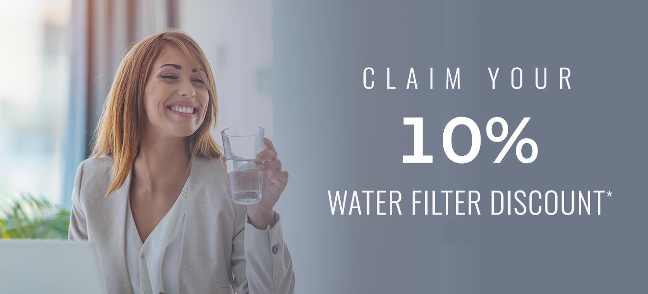 Get 10% off water filters