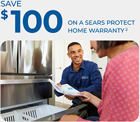 SAVE $100 ON A SEARS PROTECT HOME WARRANTY