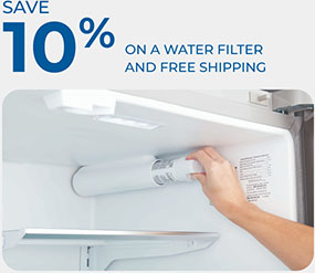 SAVE $10 ON A WATER FILTER AND FREE SHIPPING