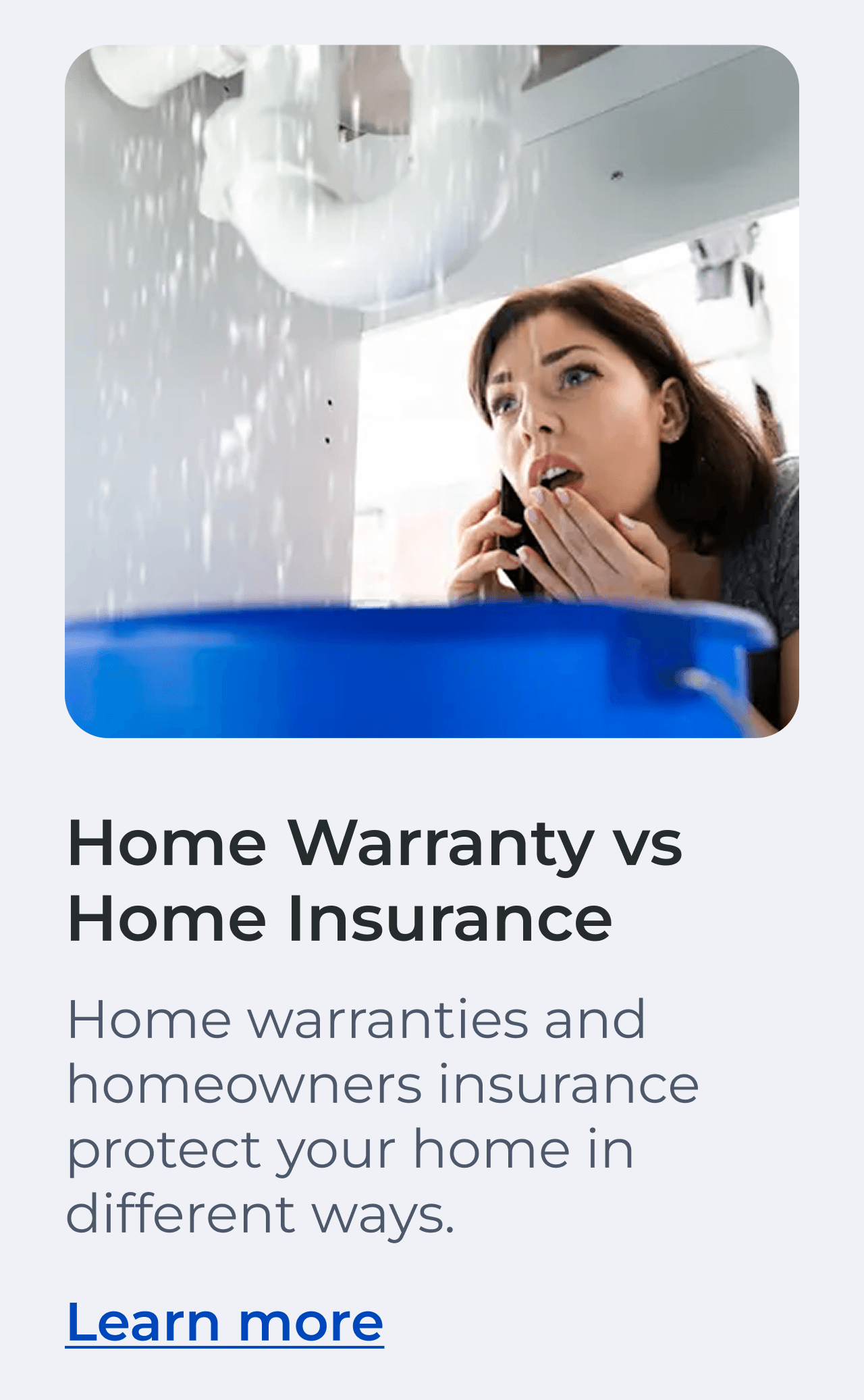 Home Warranty vs Home Insurance. Home warranties and homeowners insurance protect your home in different ways. Learn more