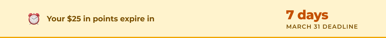 $25 in points! A Sears Home Service technician standing in a spring themed kitchen holds a clip board and smiles.