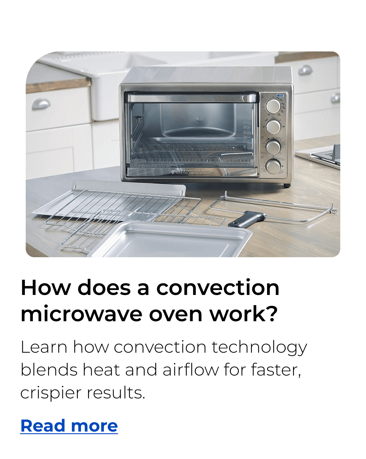How does a convection microwave oven work? Learn how convection technology blends heat and airflow for faster, crispier results.
