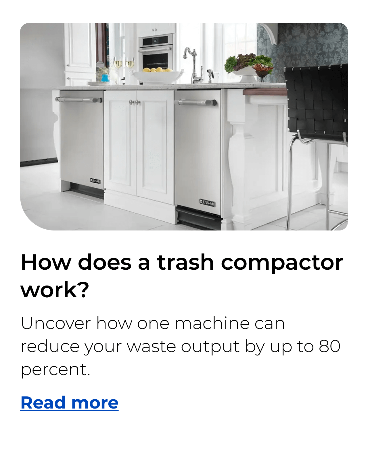 How does a trash compactor work? Uncover how one machine can reduce your waste output by up to 80 percent.