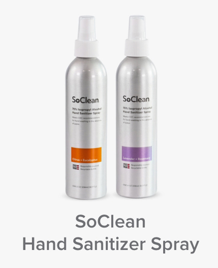 SoClean Hand Sanitizer Spray. Shop Now.