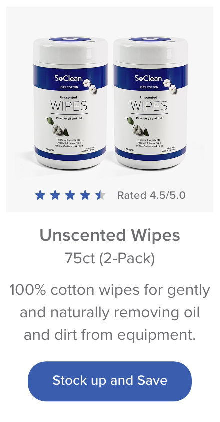 Unscented Wipes: 100% cotton wipes for gently and naturally removing oil and dirt from equipment. Stock up and Save