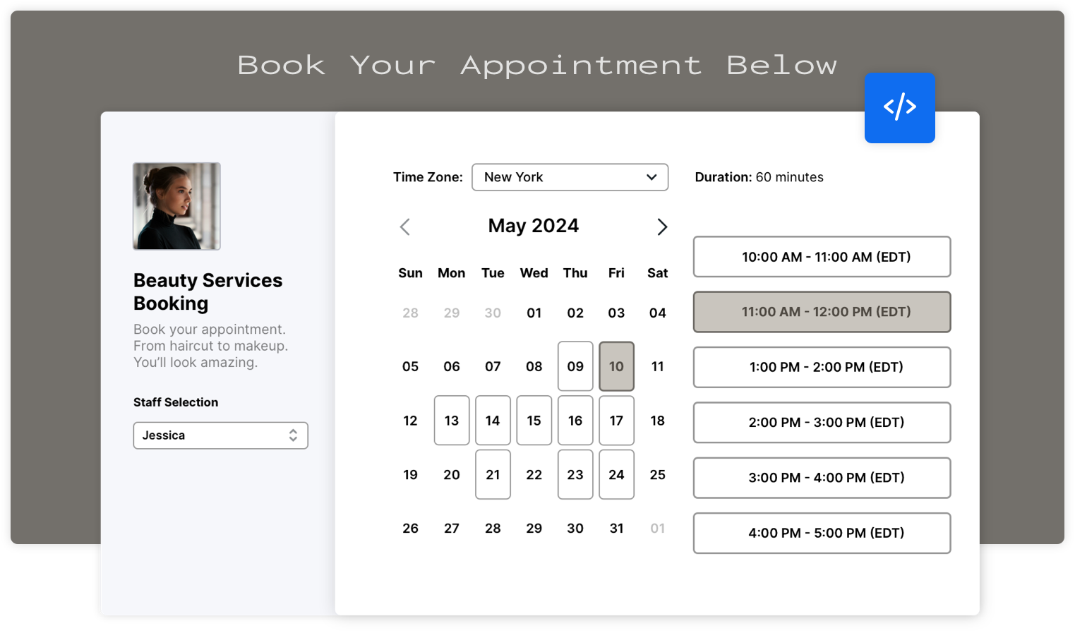 Appointments Dashboard