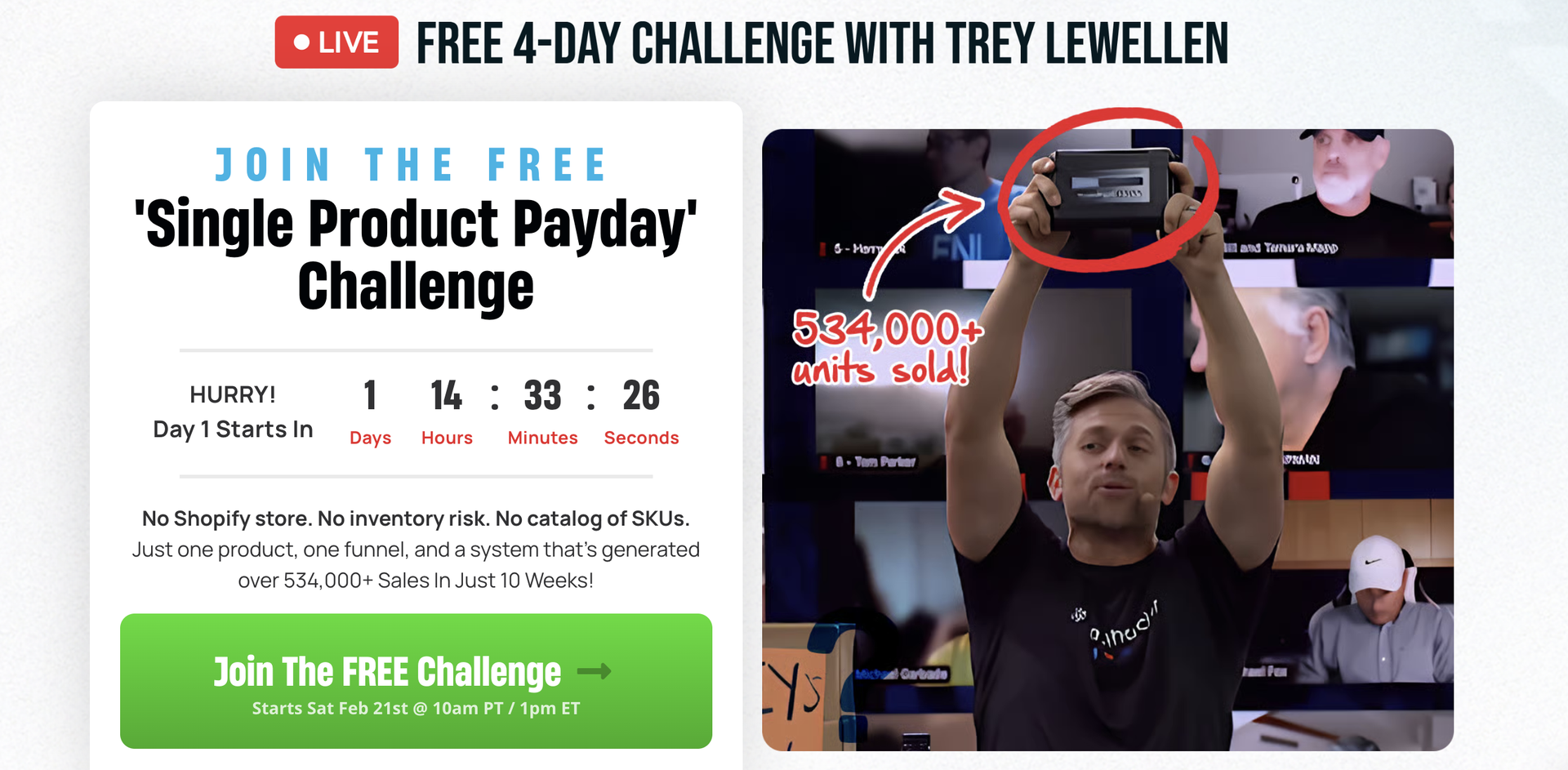 Single Product Payday