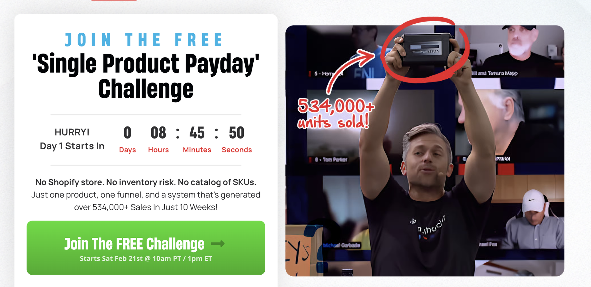 Single Product Payday