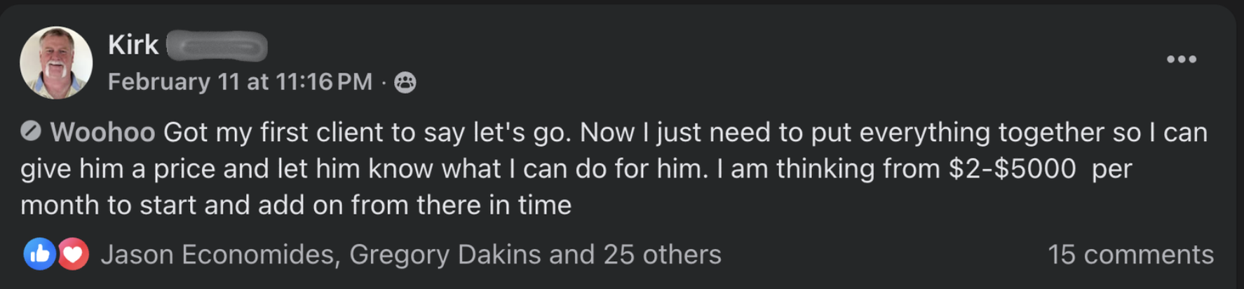 One Comma Club Challenge