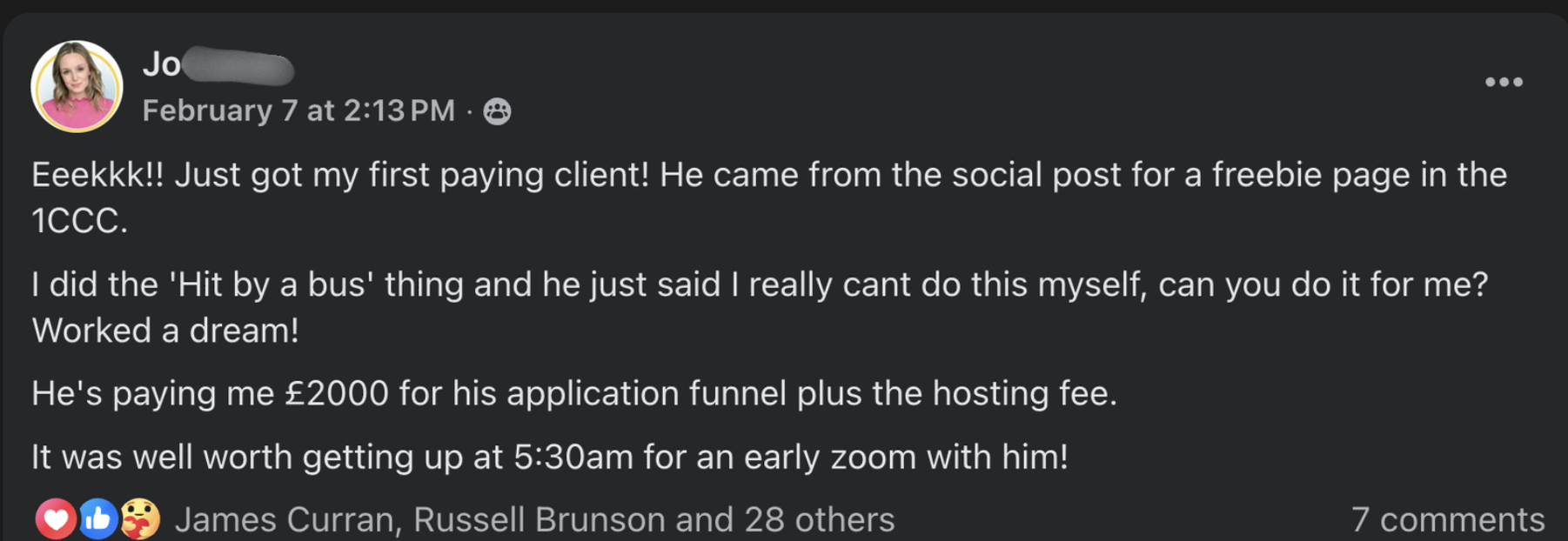 One Comma Club Challenge