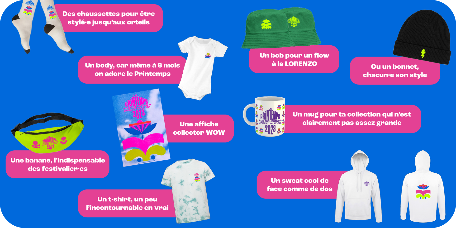 Le merchandising 2023 est là !