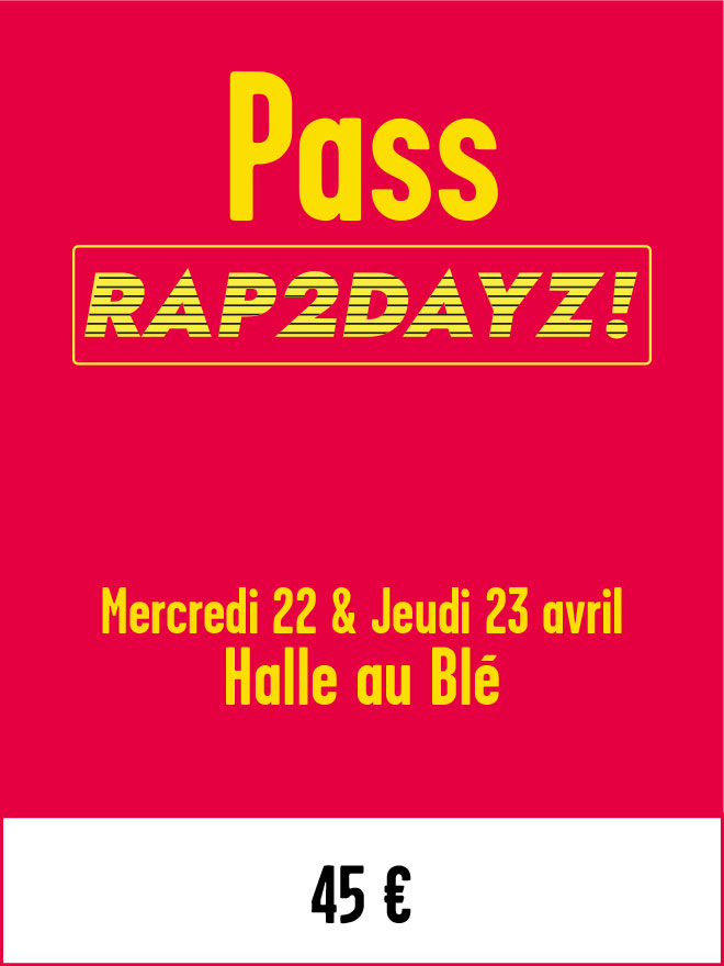 PASS RAQP2DAYZ : Mercredi 22 et Jeudi 23 avril (Halle au Blé)